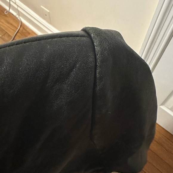 SOLD - AM STUDIO LAMB LEATHER COAT SIZE SMALL/X-SMALL - Picture 5 of 9